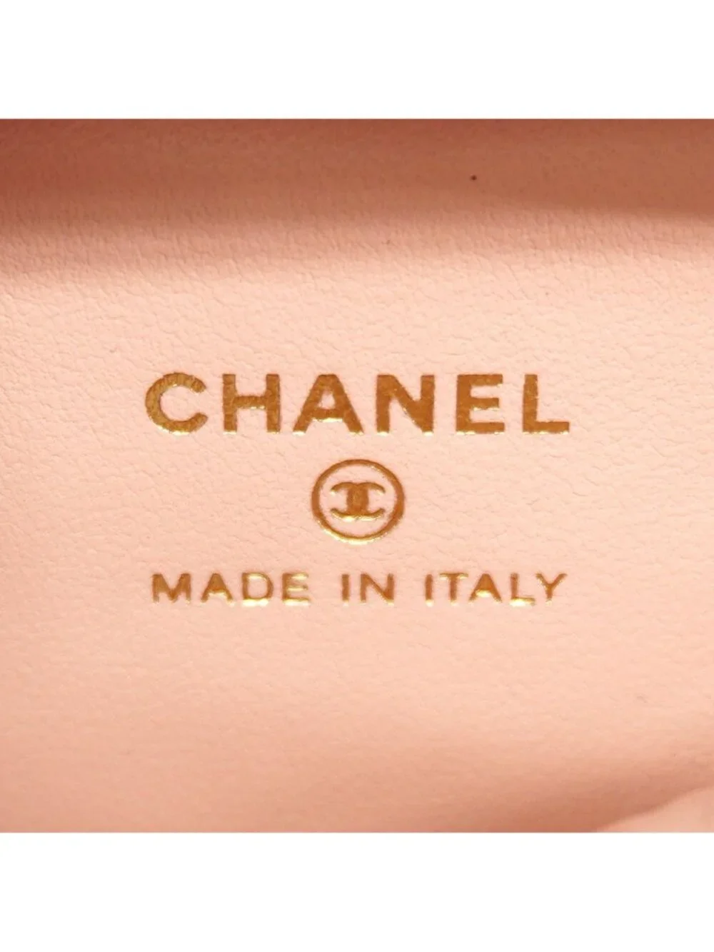 Chanel Vanity Bag Quilted Lambskin Pink Champagne Gold 2-Way